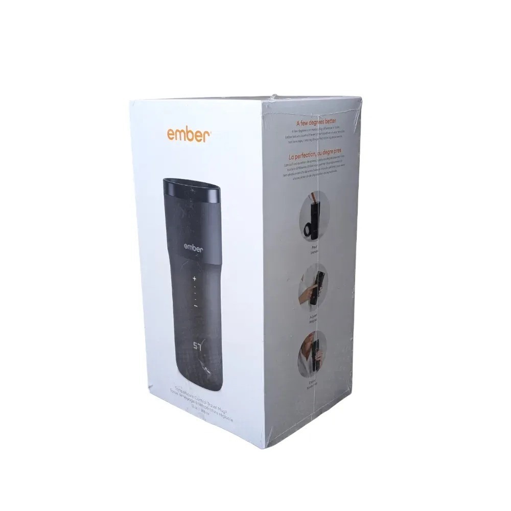 Ember Temperature Control Travel Mug 2 Black 12oz Smart Coffee Cup New in Box